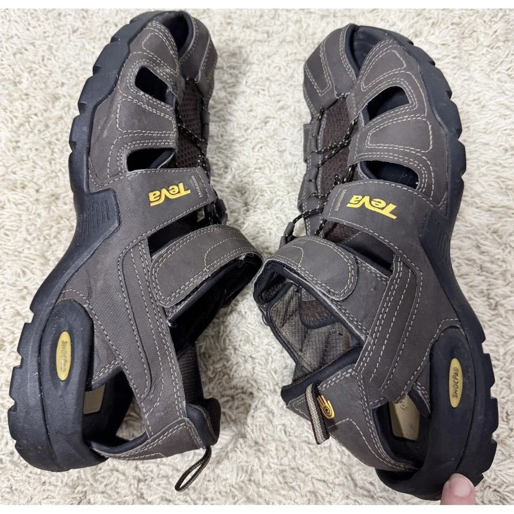 Teva Forebay  Men's Sandals Size‎ 11 Turkish Coffee Hiking Climb Outdoor 1001116